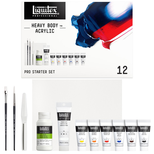 Liquitex Heavy Body Acrylic Set - Pro Starter