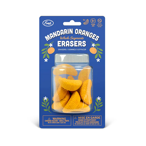 Fred Mandarin Erasers