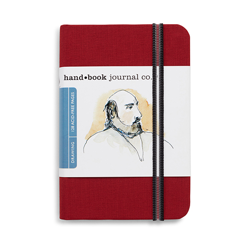 Travelogue Journal  Pocket Portrait 3.5 x 5.5 in.  Red