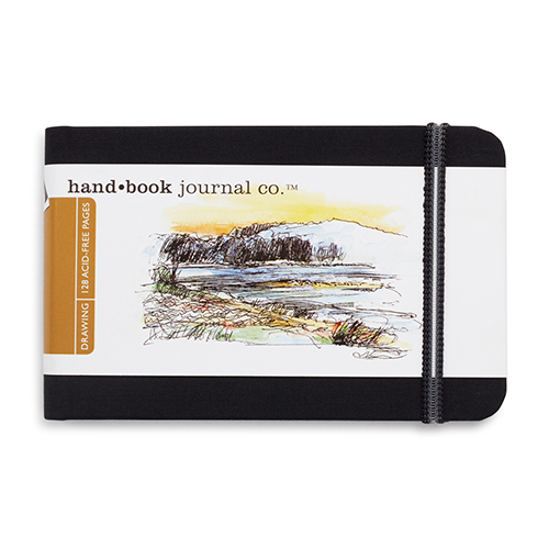 Travelogue Journal  Pocket Landscape 3.5 x 5.5 in.  Ivory Black