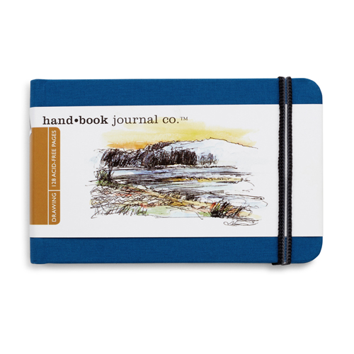 Travelogue Journal  Pocket Landscape 3.5 x 5.5 in.  Blue