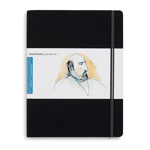 Travelogue Journal 8.25 x 11 Portrait - Black