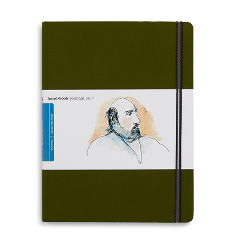 Travelogue Journal 8.25 x 11 in. Portrait - Green