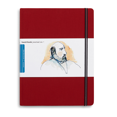 Travelogue Journal 8.25 x 11 in. Portrait - Vermillion