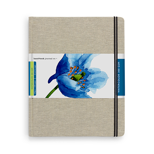 Travelogue Watercolor Journal - 10.5x8.25 - 300g