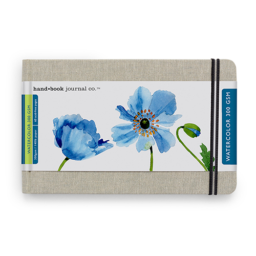 Travelogue Watercolor Journal - 5.25x8.25 - 300g