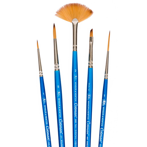 Winsor & Newton Cotman Brush Set Short Handle 5-pack