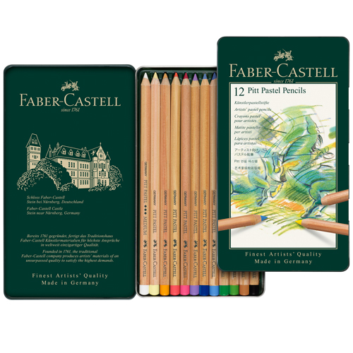 Faber-Castell PITT Pastel Pencils Set of 12