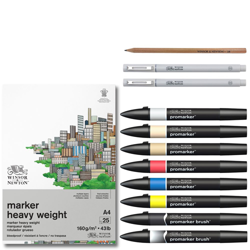 Winsor & Newton Graphic Art Manga - 12pc Set