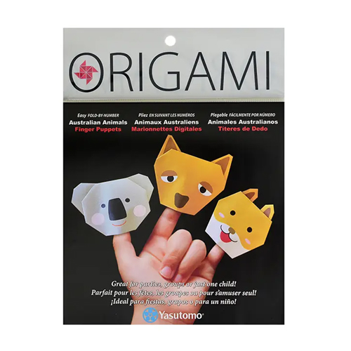 Yasutomo Origami Fold 'Ems Finger Puppets - Aussie Set