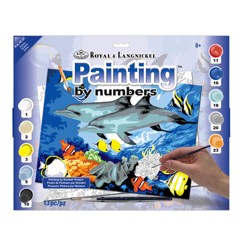 Royal & Langnickel Paint By Number Junior - Dolphins