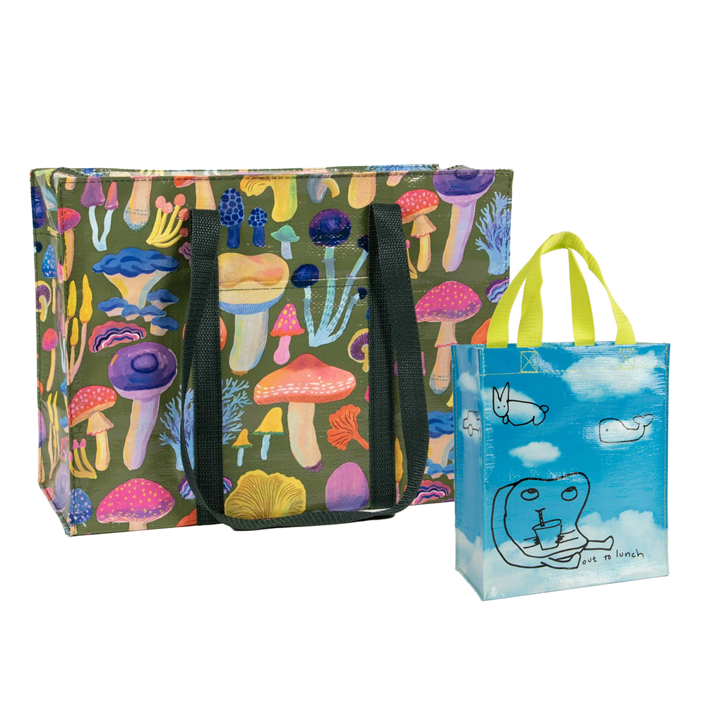 Blue Q shoulder Totes