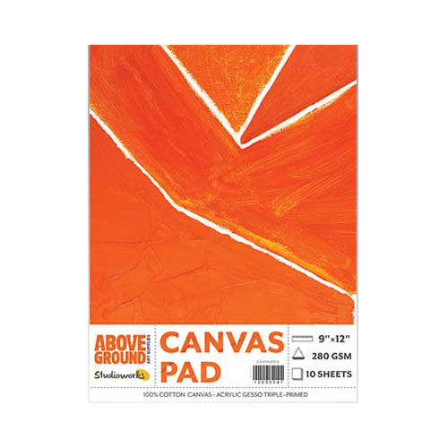 Above Ground Studioworks Canvas Pad - 9x12"