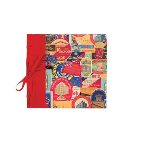 Lineco Scrapbook Kit - 8" x 8", Travel Stickers