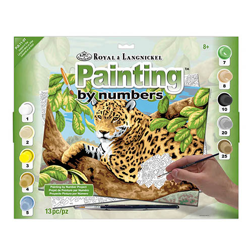 Royal & Langnickel Paint By Number Junior - Leopard in Tree