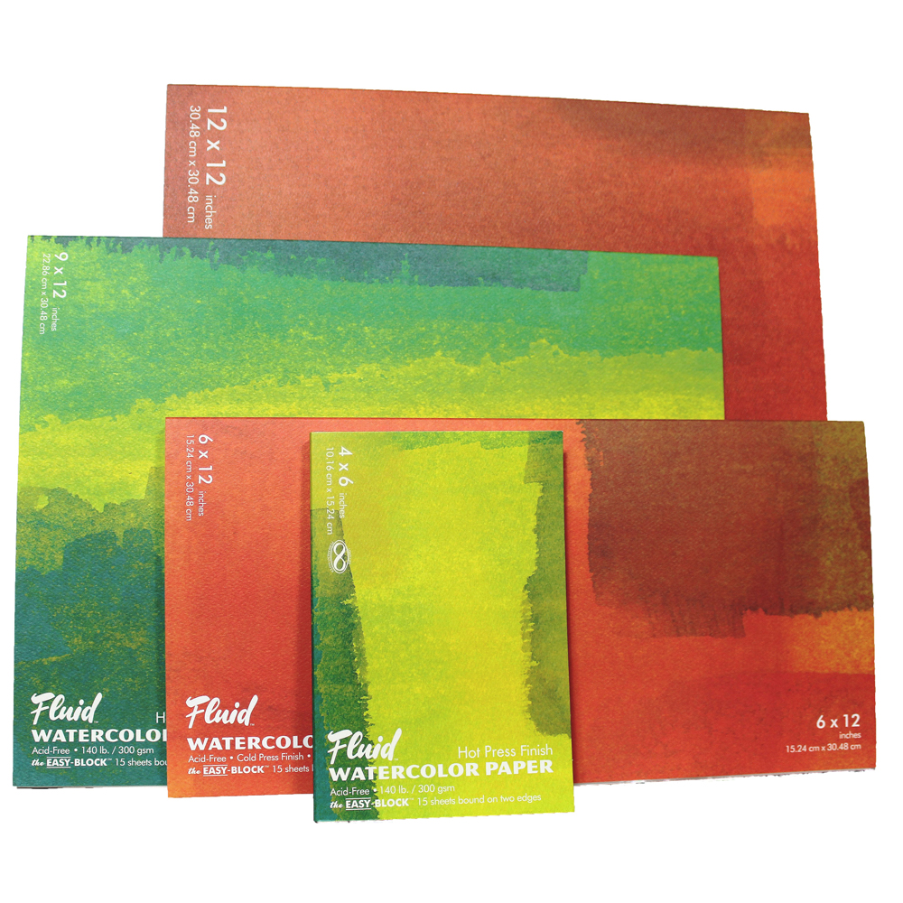 Fluid Watercolour Blocks