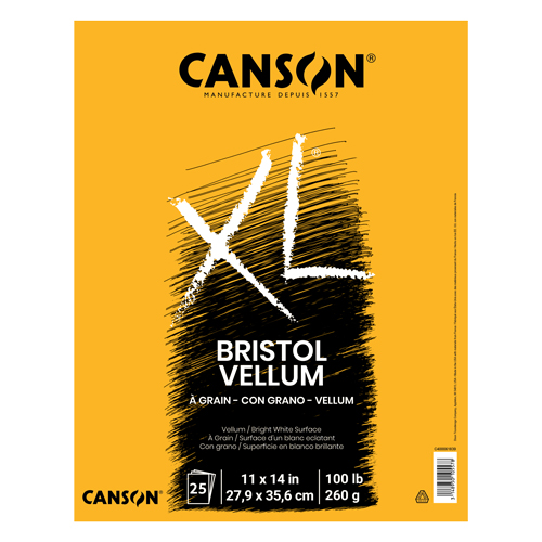 Canson XL Bristol Vellum Pad - 11" x 14"