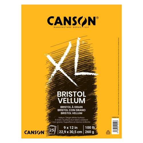 Canson XL Bristol Vellum Pad - 9" x 12"