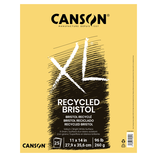 Canson XL Recycled Bristol Pad - 11" x 14"