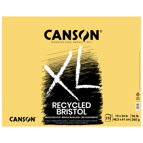 Canson XL Recycled Bristol Pad - 19" x 24"