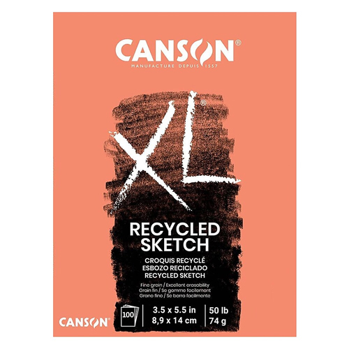 Canson XL Recycled Sketch Pad - 3.5" x 5.5"