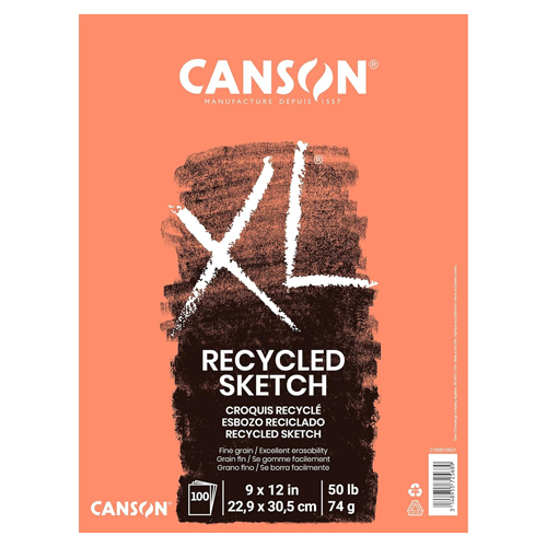 Canson XL Recycled Sketch Pad - 9" x 12"