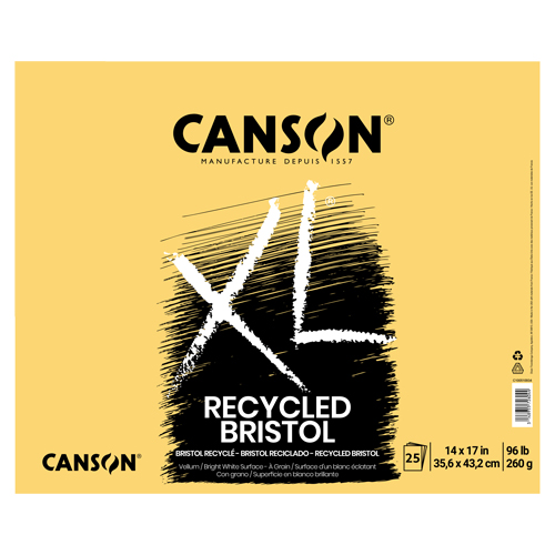 Canson XL Recycled Bristol Pad - 14" x 17"
