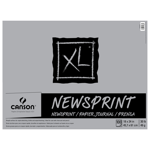 Canson XL Newsprint Pad - 18" x 24"