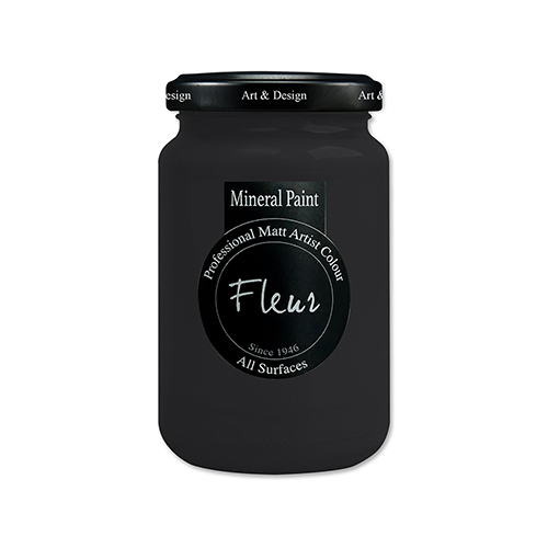 Fleur Mineral Paint - Black - 330 ml 