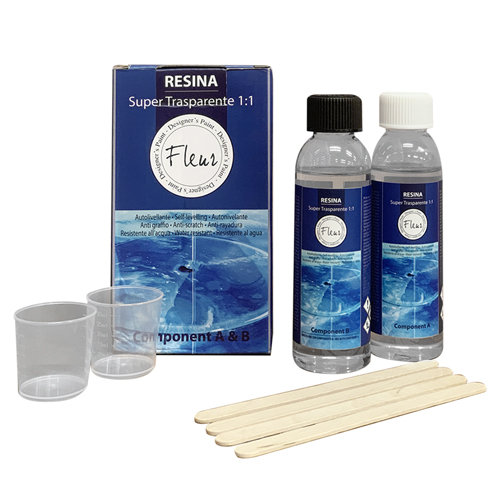 Fleur Super Clear Resin 1:1 Kit - 240 ml