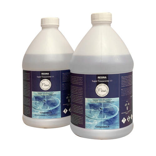 Fleur Super Clear Resin 1:1 Kit  3.8 L