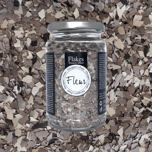Fleur Terrazzo Flakes - Bronzite Brown - 200g