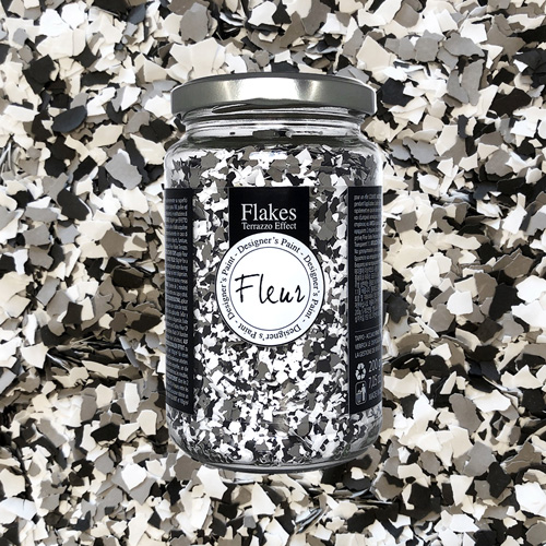 Fleur Terrazzo Flakes - Espresso Brown Marble - 200g