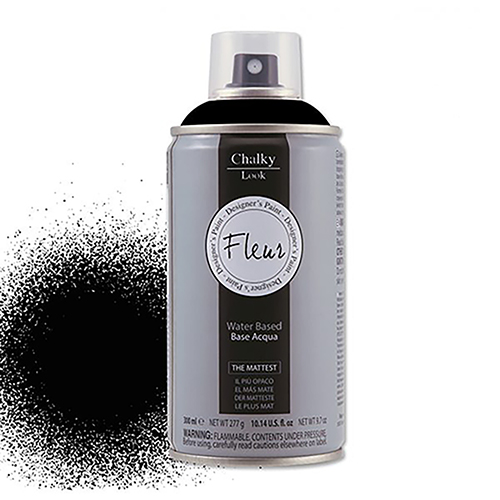 Fleur Mineral Spray Paint - Black - 300 ml