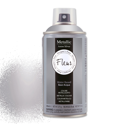 Fleur Mineral Spray Paint - Aston Silver - 300 ml
