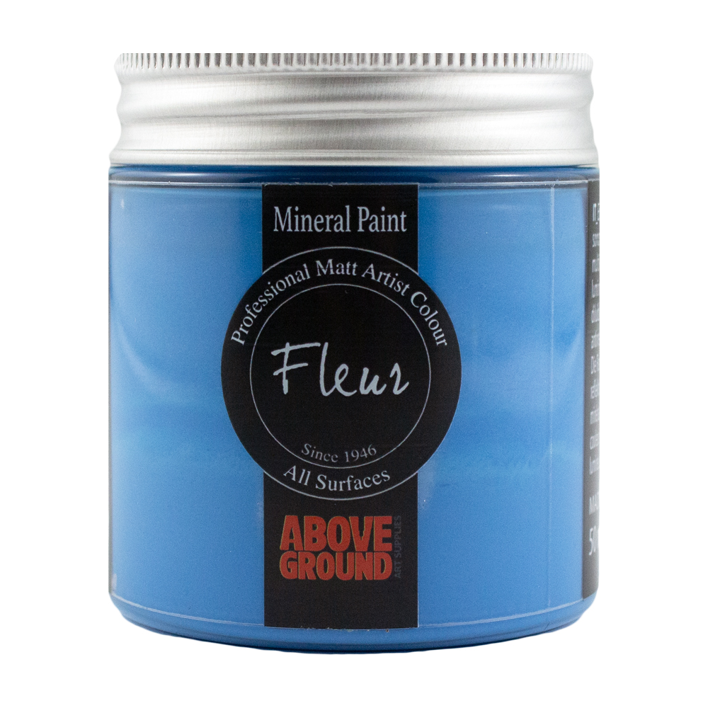 Fleur Mineral Paint Sample - Primary Cyan - 50 ml