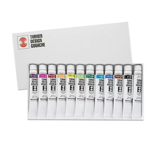 Turner Design Gouache Set - 12 x 25ml