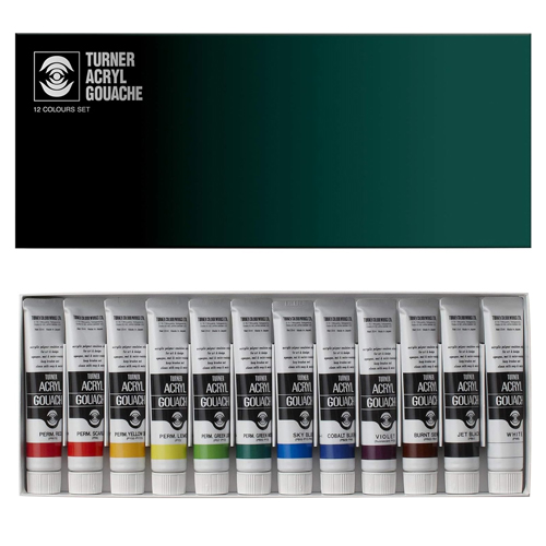 Turner Acryl Gouache set 12 x 20ml