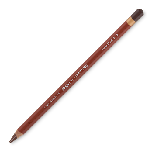 Derwent Drawing Pencil - 6110 Sepia (Red)