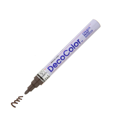 Marvy Uchida DECOCOLOR&reg; Paint Marker Broad - Dark Brown