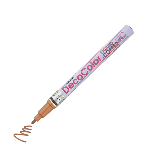 Marvy Uchida DECOCOLOR&reg; Paint Marker Fine - Metallic Copper