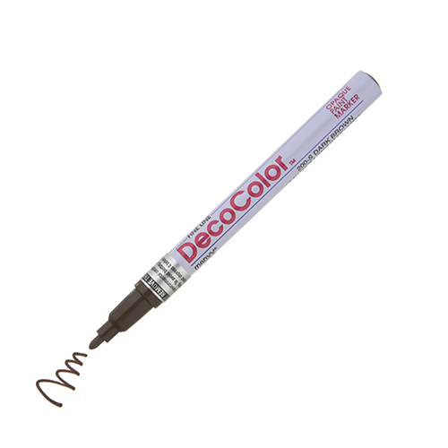 Marvy Uchida DECOCOLOR&reg; Paint Marker Fine - Dark Brown