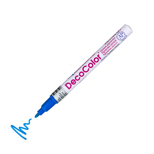 Marvy Uchida DECOCOLOR&reg; Paint Marker Fine - Blue
