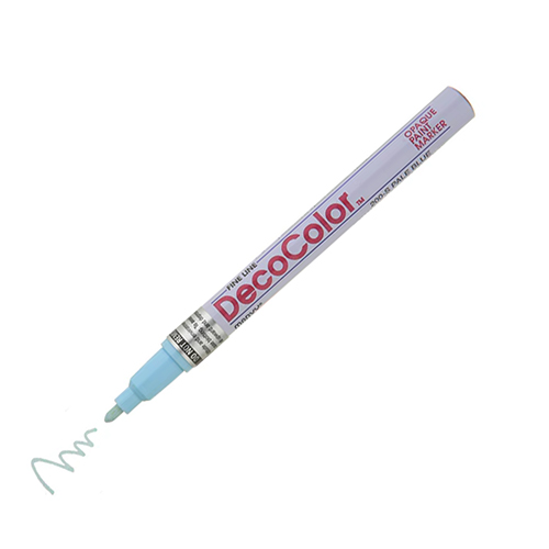 Marvy Uchida DECOCOLOR&reg; Paint Marker Fine - Pale Blue