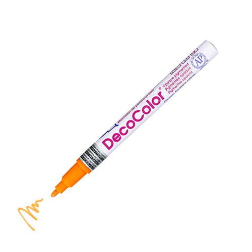 Marvy Uchida DECOCOLOR&reg; Paint Marker Fine - Orange