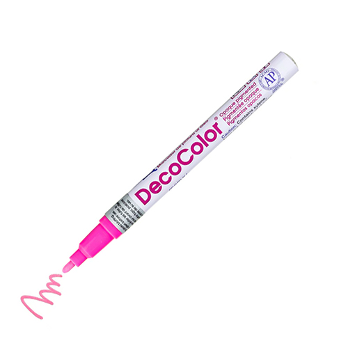 Marvy Uchida DECOCOLOR&reg; Paint Marker Fine - Pink