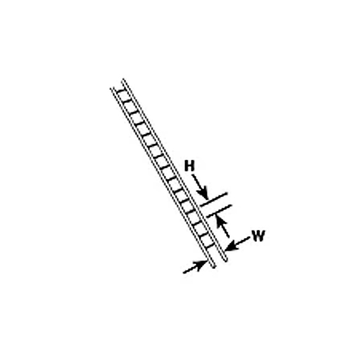 Plastruct O (1:48) Styrene Ladder - 15" - Pack of 2