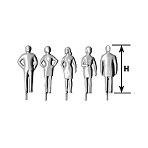 Plastruct Styrene Business Figures 3/8" (1:200) � Pack of 25