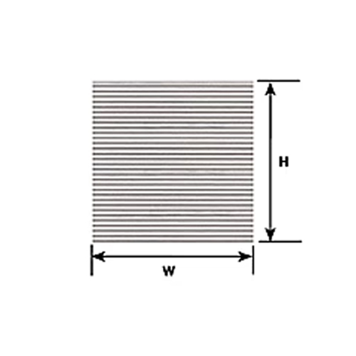 Plastruct N (1:200) Corrugated Siding Sheet 0.020 - Pack of 2