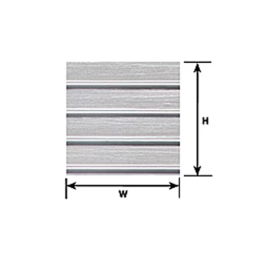 Plastruct G (1:24) Corrugated Siding Sheet 0.020 - Pack of 2